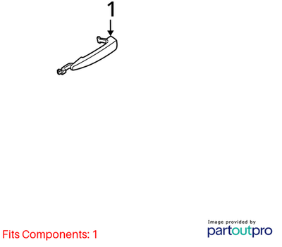 BMW Handle Bracket Left Prime Coated 51215A8E2A3