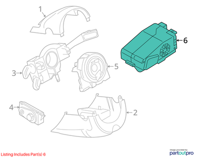 Audi 2012-2018 A6 Ignition Immobilizer Module 4H0905852C