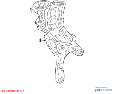 Volkswagen 2018 Volkswagen Beetle Alternator Bracket 06K903143C