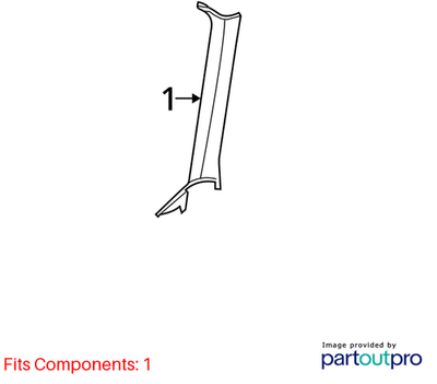 Dodge 2006-2010 Dodge Charger Windshield Molding UM02BDXAG