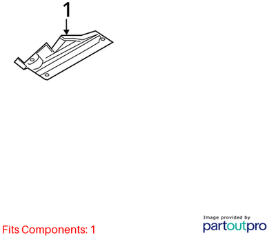 Audi 2009-2017 Q5 Floor Pan Splash Shield 8R0825202A