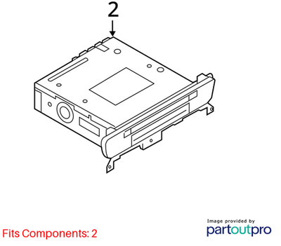 Audi 2012-2015 A6 Radio Control Unit 4G0035664B