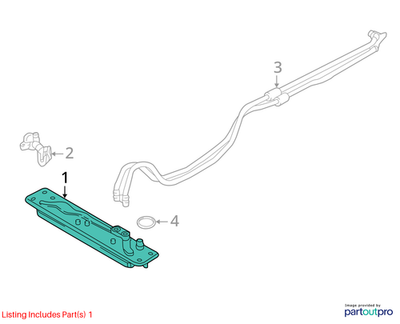 2012 BMW X6 Transmission Oil Cooler Heat Exchanger Used OEM 17217553389