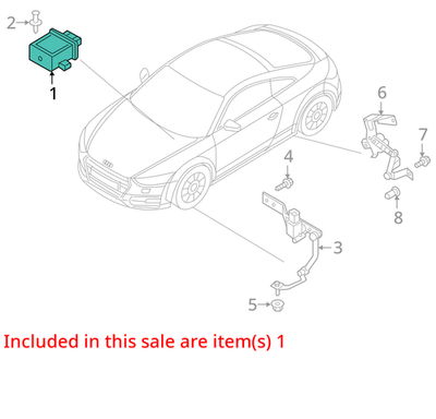 2012-2018 Audi A6 Headlight Control Module 4H4907357E