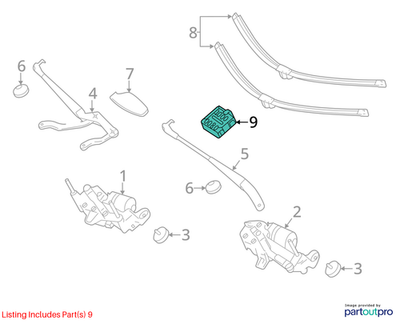 Mercedes-Benz 2010 S400 Light And Rain Sensor 2218700092