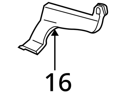 2000-2006 Mercedes-Benz S500 Duct 2208313146