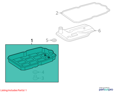 2011-2015 Mercedes-Benz C180 Transmission Oil Pan 2212701212