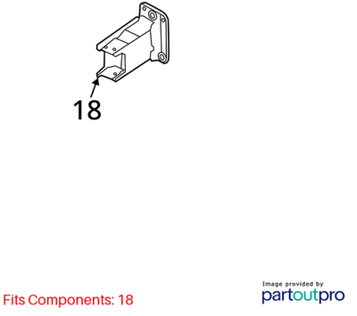 2010-2012 Audi A4 Bracket Mounting for Towing Eye OEM 8K0807134D