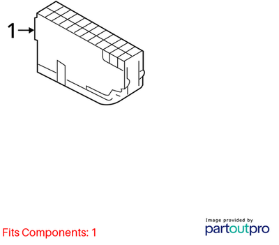 2009–2015 Audi A4 Fuse Holder Used OEM 4L0941824