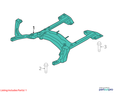 2006-2013 Mini Cooper Front Subframe / Cross-Member Used OEM 31116772229