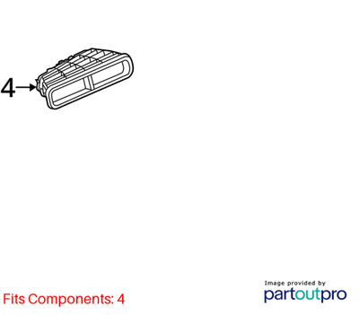 Audi 2016-2018 Audi A7 Air Duct Connector 4G1819389A