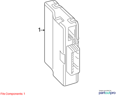 2012 Audi A8 Quattro Data Bus Diagnostic Interface Used OEM 4H0907468G