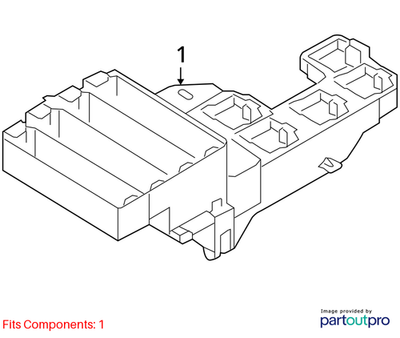 2008–2017 Audi A4 A5 S4 S5 Q5 Rear Fuse Relay Box OEM 8K0971845A