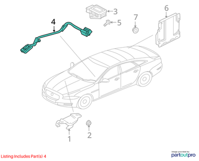 Jaguar 2010-2019 Jaguar XJ Steering Sensor Assembly C2P15139