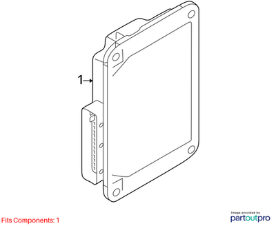 Audi 2011-2014 Audi S6 Differential Control Module 4H0907163A