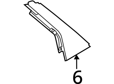 2020-2024 Audi A8 Rear Door Applique 4N48399045FQ