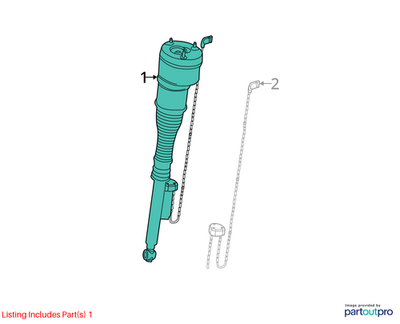 07-13 Mercedes-Benz S550 Air Suspension Strut 2213205513