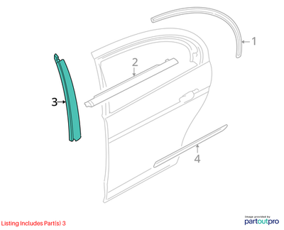 Jaguar 2000-2002 Jaguar S-Type Door Applique XR815760