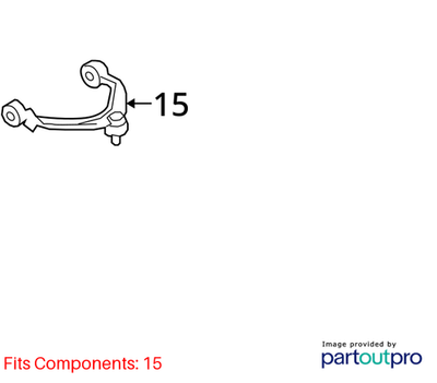 BMW 2007-2019 X5 Upper Control Arm 31126863785
