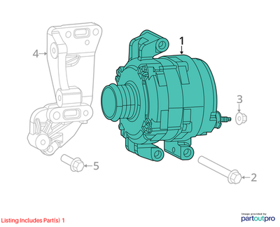 2015-2022 Jeep Renegade Alternator 56029624AC