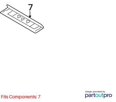 Audi 2009-2023 Q5 Roof Opening Trim 8R0867839B4PK
