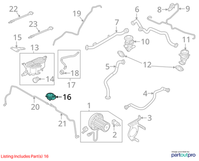 Audi Q5 Evaporative Emissions System Leak Detection Assy 8K0906253N