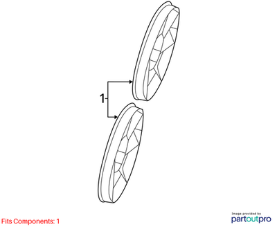 06-23 Dodge Charger Cooling Fan 5137713AA