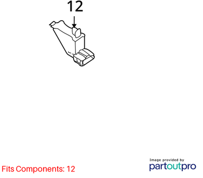 2011–2015 VW Jetta Glove Box Light Switch Used OEM 1K0947561