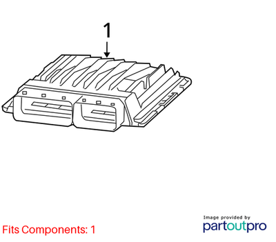 2009 BMW X5 DME Engine Control Module RP Used OEM 12147602220