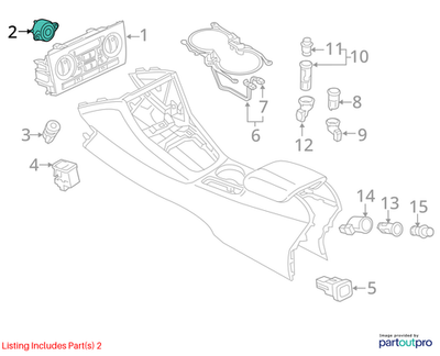 2012 Audi A4 Ventilation & Exhaust Motor Used OEM 8P0959101