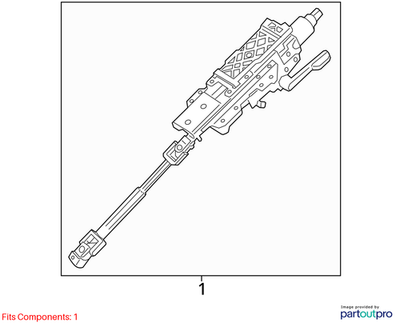 2012 Mini Cooper Countryman Manual Adjustable Steering Column OEM 32309804697