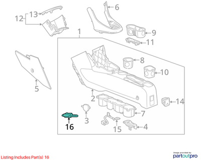 Chevrolet Camaro 3.6L V6 Theft Deterrent Module 13523275