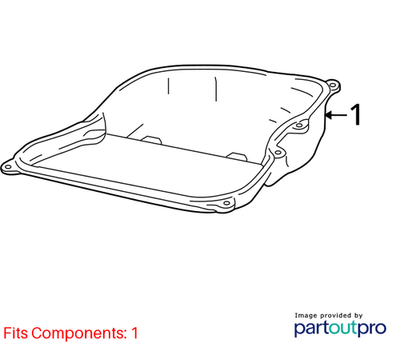 Volkswagen 12-18 Volkswagen Tiguan Transmission Oil Pan 09M321361A