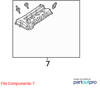 Jeep 2014-2018 Jeep Cherokee Cylinder Head Cover 5047517AL