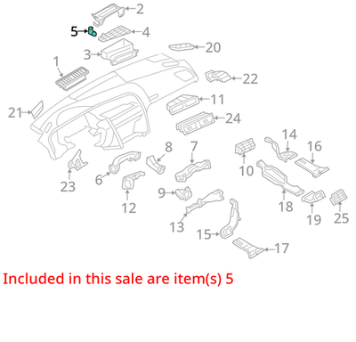 2013-2016 Audi Allroad Ambient Air Quality Sensor 8K0907659A