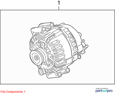 BMW 2006-2010 BMW X5 Alternator 12317560986