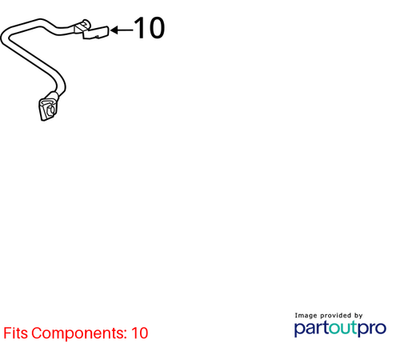 Mercedes-Benz 08-11 S450 Battery Negative Cable 2215407710