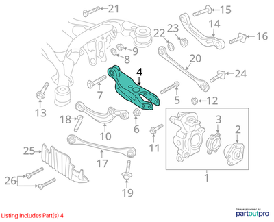 2017-2025 Audi Q7 Lower Control Arm 4M0505311J