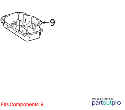 Mercedes-Benz Oil Pan Lower Section 2780101728