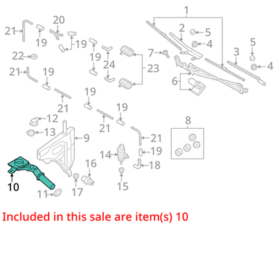 16-25 Audi Q7 Filler Neck Used OEM-4M0955463