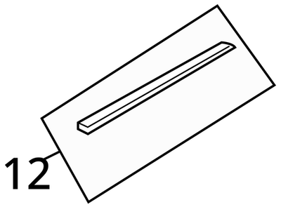 2007-2013 Infiniti G37 Scuff Plate 769B0JK600