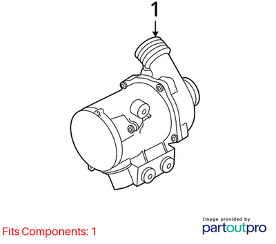 2006-2013 BMW 325i Water Pump 11517586925