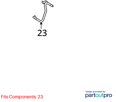 Audi 2007-2010 Q7 Engine Coolant Pipe 7L6121065AN