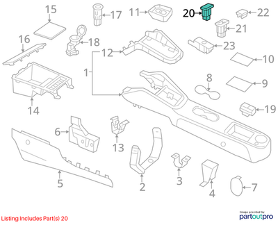 Volkswagen 2012-2020 Volkswagen Jetta Power Switch 5C7959839C3Q7