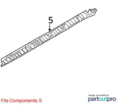 BMW X5 xDrive48i Support Piece For Door Sill 51777207195