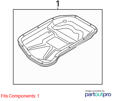 Audi 2012-2018 Audi A4 Transmission Oil Pan 0BK321359
