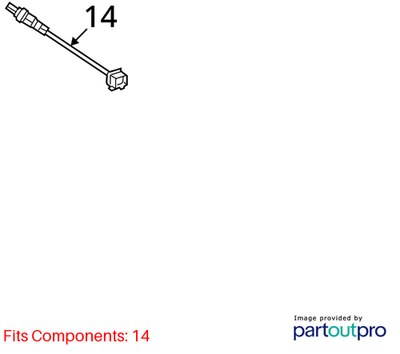 Jeep 2014-2020 Cherokee Oxygen Sensor 5149180AB