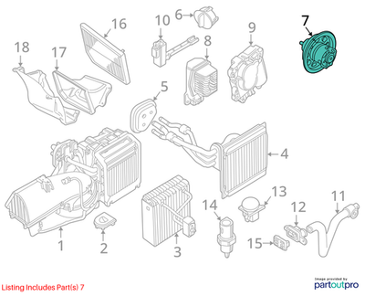 Jaguar 2000-2002 Jaguar S-Type Blower Motor JLM21550