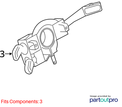 2016 Audi A6 Quattro Combination Switch Used OEM 4G8953502A4PK