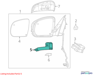 Jeep 2014-2026 Jeep Compass Turn Signal Lamp 68228921AA